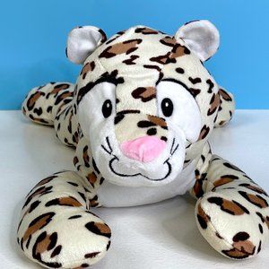 RARE Vintage Good Stuff Leopard Laying 17" Soft Cuddly Plush Stuffed Animal‎ Toy